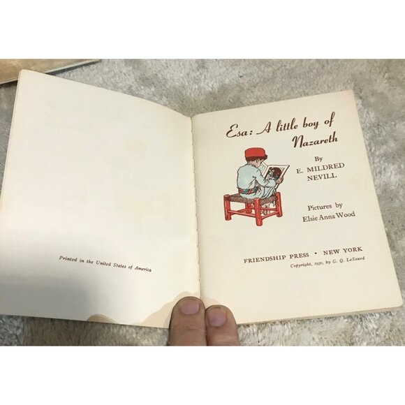 Esa: A Little Boy Of Nazareth By E. Mildred Nevill & Elsie Anna Wood - Picture 5 of 5